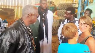 SERIGNE CHEIKH NDIGUEL FALL TOURNER FRANCE REIMS 16 082024 VISITE FERME SOMMELANS [upl. by Kcirdnekal]