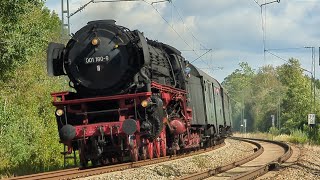 Puchheimer Dampflokfahrten mit der BR01 180 zwischen Pasing Puchheim und Geltendorf [upl. by Esmerelda]