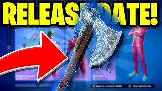 LEVIATHAN AXE PICKAXE RETURN RELEASE DATE FORTNITE ITEM SHOP [upl. by Aelyk]