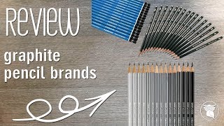 Graphite pencil brand review [upl. by Harwell]