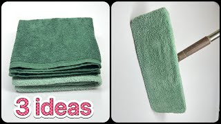 ✅ 3 ideas for sewing mops from old towels [upl. by Rosenblum695]