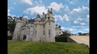 CASTELOS FRANCESES  USSÉ O CASTELO DA BELA ADORMECIDA [upl. by Ateuqram]