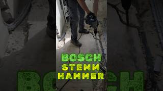 Bosch Stemmhammer in Aktion DIY Zementestrich mühelos entfernen diy bosch handwerk [upl. by Goto]