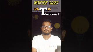 Did You Know About Fitts Law teknospot tamil tamilshorts techtamil [upl. by Sigvard]