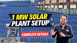 1 Megawatt Solar Power Plant  Best Practices Engineering amp Construction of 1 MW Solar PV Plant [upl. by Urata]