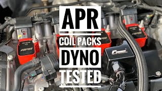 APR Golf R Audi S3 Coil Packs Dyno Tested [upl. by Ramed]