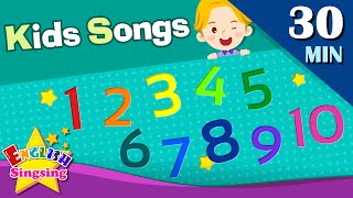 123 Number Song Sports Song More Kids Songs  Learn English for Kids  Collection of Words Songs [upl. by Esiled443]