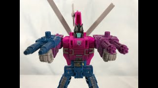 Transformers Siege Deluxe Class Spinister Review [upl. by Oirramaj814]