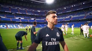 JUEGO PARTIDO DE YOUTUBERS EN EL SANTIAGO BERNABEU [upl. by Avevoneg609]