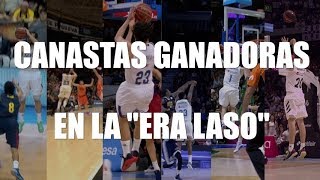 Todas las canastas ganadoras del Real Madrid en la era Pablo Laso [upl. by Leigha805]