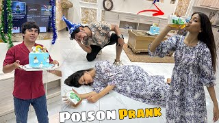 Poison Prank Whit Mamu 🤮 Saba Marna Wali Thi 😨 [upl. by Tirma]