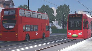 Croydon Tramlink  Ampere Way  Addiscombe via West Croydon [upl. by Einhorn319]