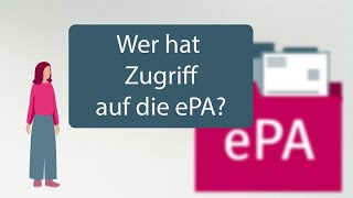 ePA kurz erklärt Wer hat Zugriff auf die ePA [upl. by Ordnasil]