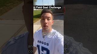 Field goal challenge BLACK TURF FIELD collegefootball black turf stadium fieldgoal suny [upl. by Brentt]