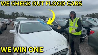 CHECKING OUT FLOOD CARS COPART WALKAROUND WE WIN ONE [upl. by Porter168]