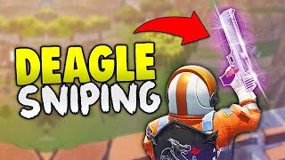 HAND CANNON SNIPING  Fortnite Battle Royale Highlights [upl. by Hirza179]