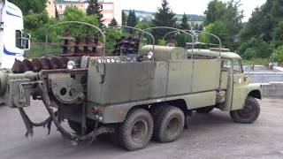 vrtna vrtak drill 6x6 Tatra 138 PZV army ulozenka 1984 [upl. by Bonilla]