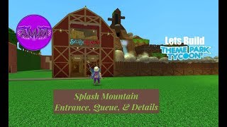 Lets Build TPT2 Mini Disneyland  Splash Mountain  Entrance Queue amp Details [upl. by Clarinda]