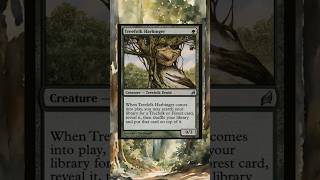 Treefolk Harbinger CapCut magicthegathering mtg nerd geek wizardsofthecoast game card [upl. by Novyad]