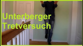 Unterberger Tretversuch Test  Unterberger Stepping Test [upl. by Lady476]