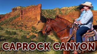 Horseback Riding in Caprock Canyons State Park  The Daytripper [upl. by Orabelle236]