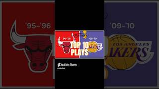 THROWBACK My Top 10 Plays 2010 Lakers vs 1996 Bulls 107 [upl. by Odraode]