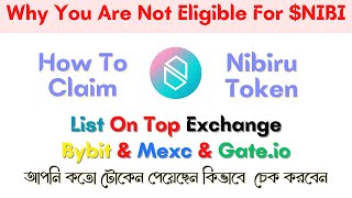 Claim Your NIBI Token For Testnet Users  Already Listed On Bybit And Mexc Exchange  nibi [upl. by Adyl280]