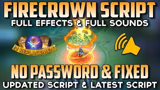 Firecrown Recall Effect Script No Password  Full Effects amp Full Sounds  MLBB [upl. by Sandye]