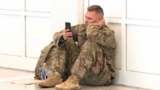 Airport Staff Spot A Crying Soldier Then They Hear “Don’t Let Him Board His Flight” [upl. by Feola]