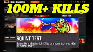 HOW TO GET EASY MOONSHOT KILLS IN BLACK OPS 6 SQUINT TEST CALLING CARD CHALLENGE [upl. by Stephenie]