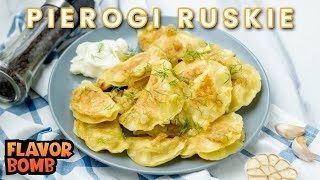 Polish Pierogi Ruskie with Potatoes and Cheese [upl. by Smailliw]