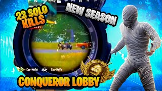 23 Solo Kills 😵 Back To Back Clutches  New Season Conqueror Rank Pushing 🔥🎯 bgmi jonathangaming [upl. by Nancy]