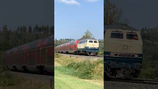 218 446 „Meike“ am RE2 nach München Hbf trainspotting br218 deutschebahn eisenbahnromantik [upl. by Eentruok]