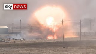 The battle for Mosul Sky crew under fire from Islamic State [upl. by Ataynik763]