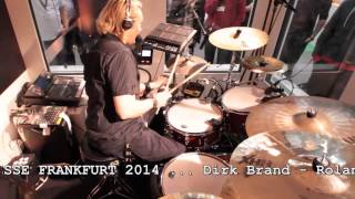 Musik Messe 2014 Dirk Brand  Roland Musik  wwwdrumxoundde [upl. by Ecirtra977]