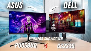 4K Monitor Showdown ASUS PG38UQ vs Dell G3223Q – Which One Wins [upl. by Lodnar]