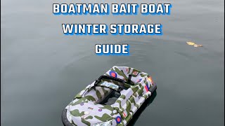 Boatman Bait Boat winter storage guide battery maintenance and cleaning advice [upl. by Grizelda765]