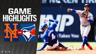 Mets vs Blue Jays Game Highlights 91124  MLB Highlights [upl. by Enawd]