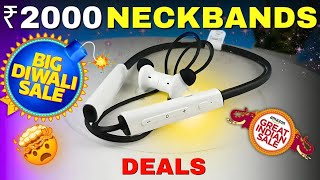 BEST Neckbands Under Rs 2000 in 2024 You NEED to See in Flipkart Diwali Sale🔥 [upl. by Daniella]