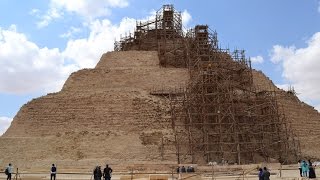 هرم زوسر المدرج Step Pyramid at Saqqara [upl. by Dranyam]