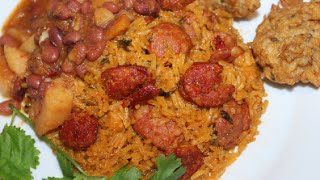 Rice  How to Make Rice with Chorizo and Longaniza Sausages Recipe Episode 036 [upl. by Aiekam145]