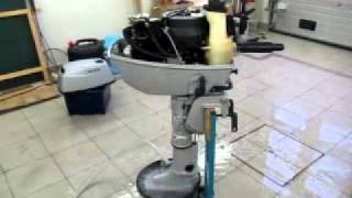 Maintenance of Parsun 5HP on home made stand [upl. by Aphrodite]