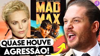 A BRlGA HISTÓRICA QUE CHOCOU HOLLYWOOD CHARLIZE THERON E TOM HARDY NOS BASTIDORES DE MAD MAX [upl. by Nyloj236]