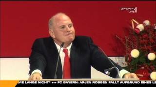 Uli Hoeneß erzählt den quot Alaba Witz quot [upl. by Sorac]