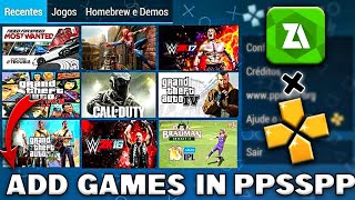 BEGINNERS TUTORIAL🔥How To Add Games In PPSSPP Emulator  How To Put Games In PPSSPP Emulator [upl. by Chenee875]