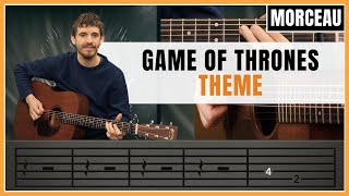 Cours de Guitare  Tuto Game of Thrones Theme [upl. by Anitsrik]