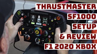 Thrustmaster SF1000 Wheel setup amp review  how to get it working on Xbox for F1 2020 [upl. by Adnarim]