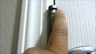 How to adjust self closing door hinge tension [upl. by Assirehs624]