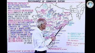 Physiography of Peninsular Plateau  Part 24  Prof SS Ojha [upl. by Weiman]