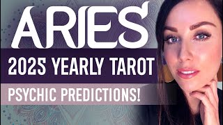 ARIES 2025 TAROT READING  YOUR BEST YEAR YET IT STARTS WITH A BANG ARIES [upl. by Joeann787]